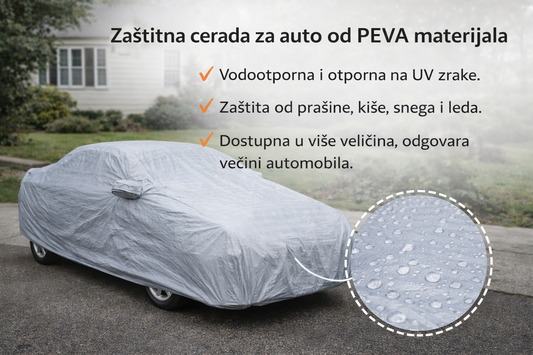 Cerada za Auto (SIVA BOJA)