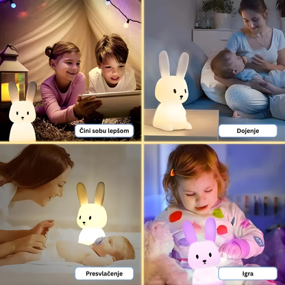 Silikonska Zec Lampa