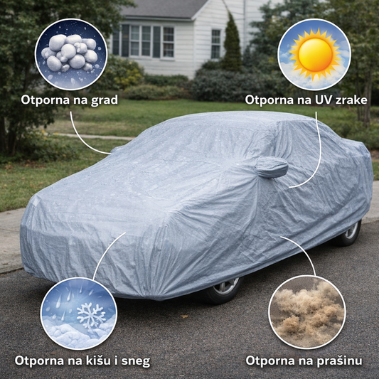 Cerada za Auto (SIVA BOJA)